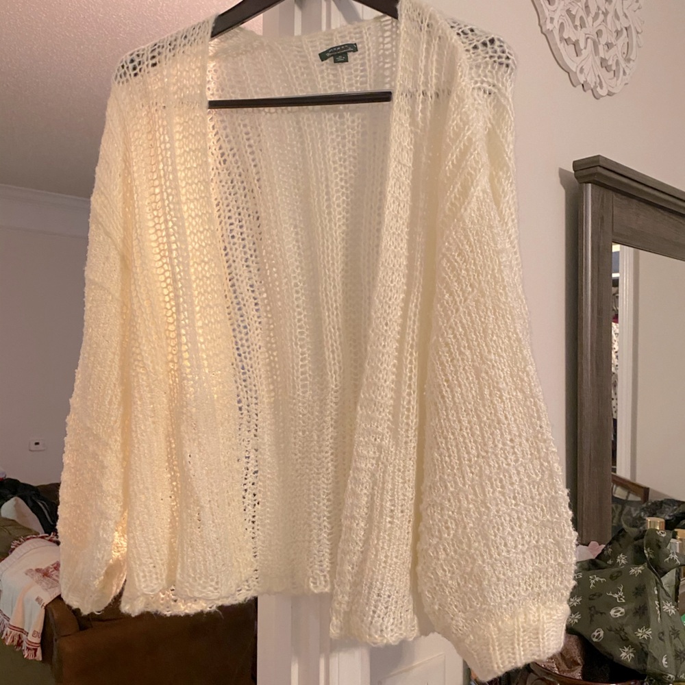 Cream cardigan